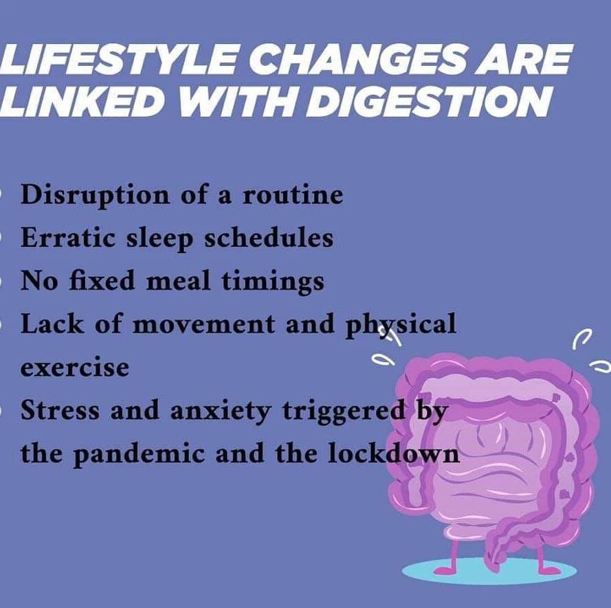 lifestyle changes are linked with digestion